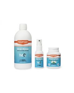 TonsilFresh Kit που βοηθάει κατά των λίθων των αμυγδαλών