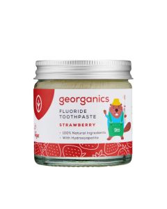 Οδοντόκρεμα Georganics Kids με φθόριο (βάζο)